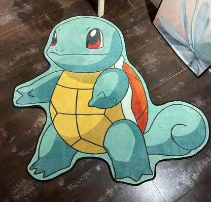 Alfombra 3D de Personajes Pokémon Inspirada en Anime – Perfecta para Dormitorios y Salones