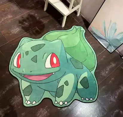 Alfombra 3D de Personajes Pokémon Inspirada en Anime – Perfecta para Dormitorios y Salones